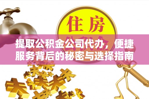 鄂州提取公积金公司代办，便捷服务背后的秘密与选择指南