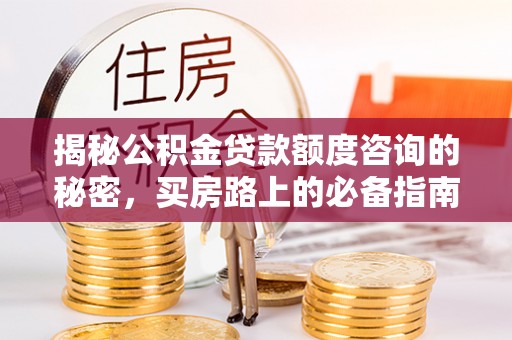 鄂州揭秘公积金贷款额度咨询的秘密，买房路上的必备指南