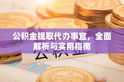 鄂州公积金提取代办事宜，全面解析与实用指南
