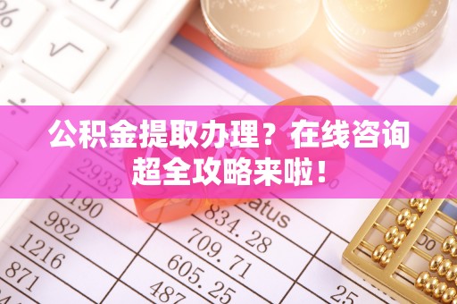 鄂州公积金提取办理？在线咨询超全攻略来啦！