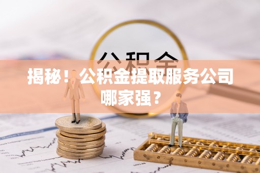 鄂州揭秘！公积金提取服务公司哪家强？