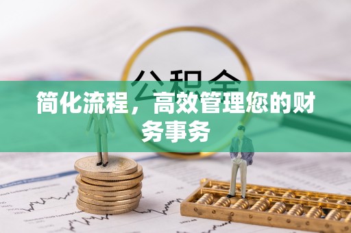 鄂州简化流程，高效管理您的财务事务